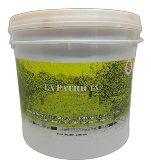 12kg Salsa Pulpa De Maracuya Sin Semilla Directo De Fabrica 0
