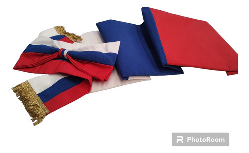 Bandera Misiones Con Moño Y Tahalí Ceremonia Grande Oficial 0