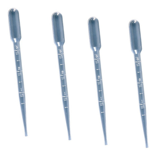 Pipetas Pasteur Por 500un Capacidad 3ml 0