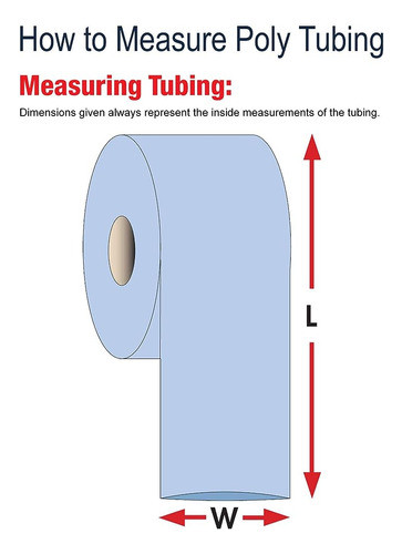 Aviditi Poly Tubing Roll, 9  X 2150 ', 2 Mil, Transparente - 1