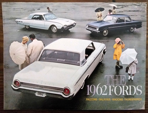 Folleto Publicitario The 1962 Fords, Falcons, Etc  Americano 0
