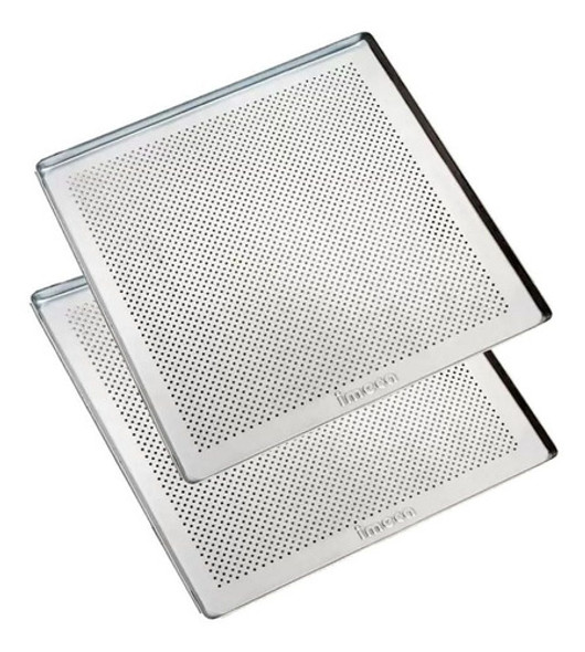 Assadeira 35x35 1.5 Perfuradas Sem Rebite 2 Unidades 0
