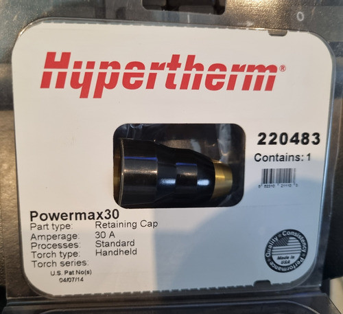 220483 Hypertherm Original Retaining Cap 30a Powermax30 1