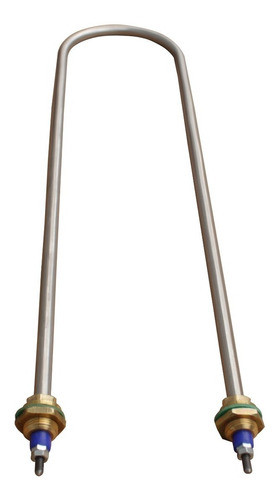 2 Resistências Banho Maria 500w 220v 200mmx60mm Ponta Reta 0