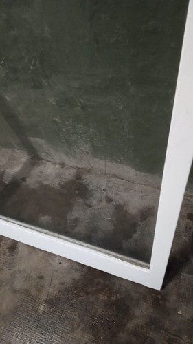 Ventanal De Chapa Blanco 197,5 X 0,93 C/vidrio A Reparar 1