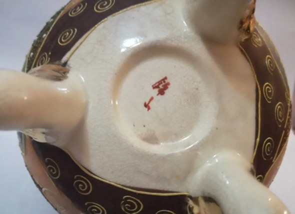 Antiguo Incensario Sahumador Porcelana Japonesa 1