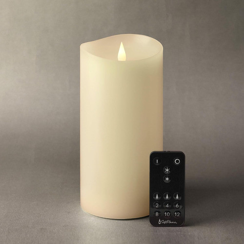 Velas De Led Sin Llama, 10cm X 20cm, Candelabro De Wax Real 0