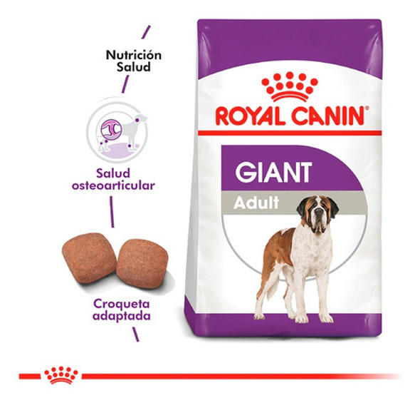 Alimento Royal Canin Giant Adulto 15kg 0 Alimento Royal Canin Giant Adulto 15kg 0