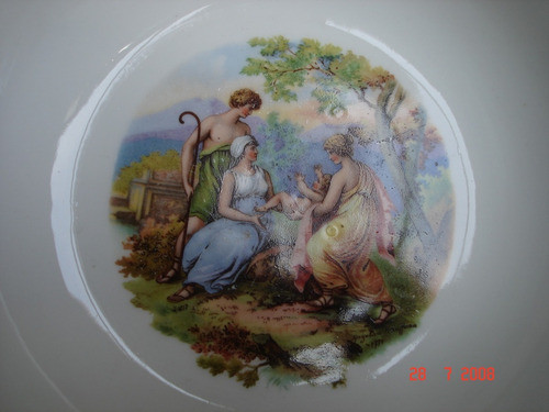 Frutera Antigua Porcelana Alemana Altwasser Impecable Mirala 1