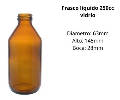 Frasco Vidrio Difusor Aluminio 250cc X 12 Unidades 1