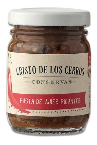 Pasta De Aji Picante Cristo De Los Cerros X 90 G Apto Vegano 0