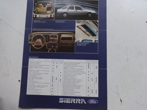 Folleto Agencia Ford Sierra Original No Manual Catalogo 1 Folleto Agencia Ford Sierra Original No Manual Catalogo 1