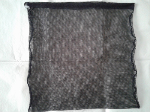 Bolsa En Tela De Red Fina Para Lavarropas Color Negro 20x30 0