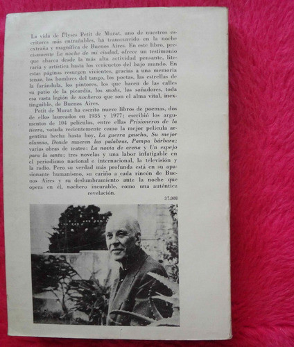 La Noche De Mi Ciudad De Ulyses Petit De Murat 1