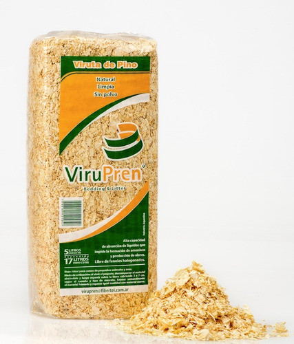 Viruta Prensada Virupren X 5 Lts X 10 Unidades 1