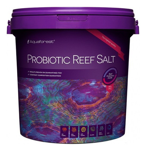 Sal Marina Reef Probiótica 22k Aquaforest Acuario Marino 0