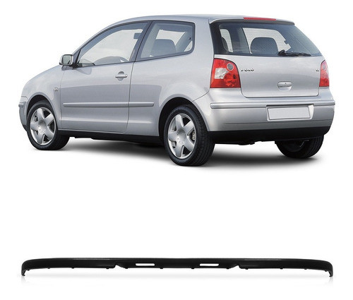 Friso Parachoque Traseiro Polo 2003 2004 2005 2006 Hatch 0