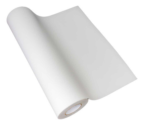 Papel Adesivo Semi Blackout Branco Impermeável 10m X 60cm 1