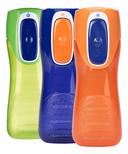 Contigo Autoseal Trekker Botellas Agua Niños 14oz 3u. 0