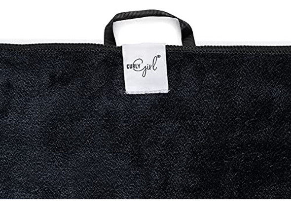 Chica Rizada, Toalla De Pelo Rizado, Microfibra Grande 22  X 1