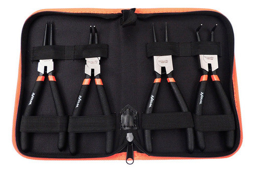 Jogo Alicate Anéis Interno Externo Bico Reto Curvo 7 C/nf-e 1