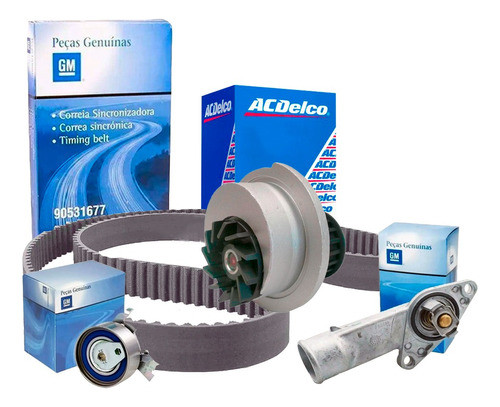 Kit Distribucion  Corsa Celta Agile Prisma C /bomba Y Termostato Original 0