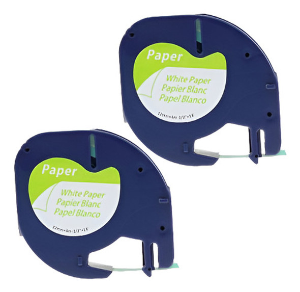 2pk Para Dymo Letratag Plus Lt100h Cinta Lt 91330 Etiqueta B 0