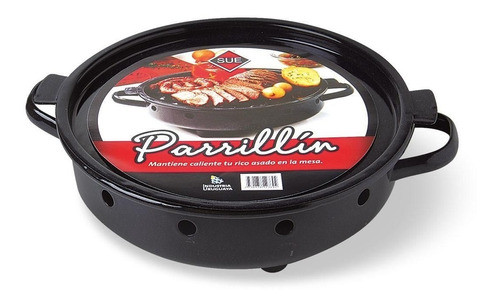 Brasero Parrillin Circular Esmaltado Sue 28cm - Ferrejido 0