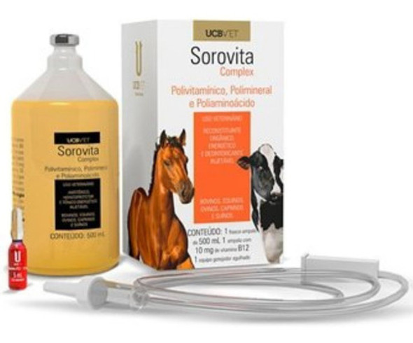 Sorovita Complex 500 Ml - Ucb - Cavalo - Bovinos 0