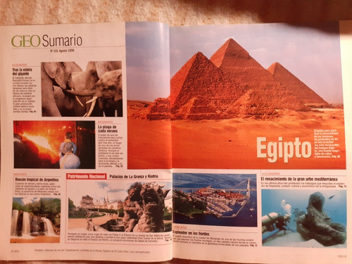 Revista Geo Egipto Agosto 1999 1