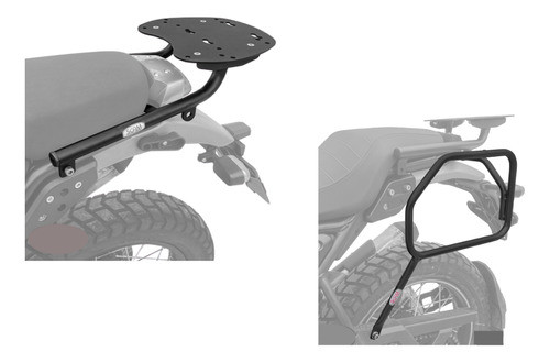 Suporte Baú Bagageiro  Afastador Alforge Himalayan Scram 411 0