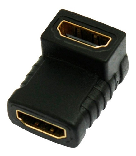 Ficha Hdmi Hembra Hembra 90° Codo Hdmi Angulo 0