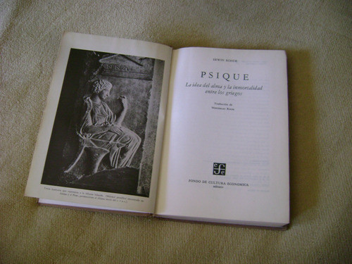 Psique. Erwin Rohde. Tapas Duras. 1