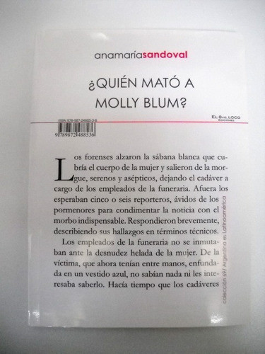 Quien Mato A Molly Blum? Ana Maria Sandoval Impecable 0