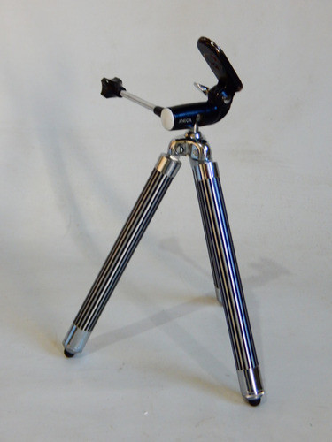 Tripode Amica Antiguo Plegable De Viaje Fotografia Metalico 1