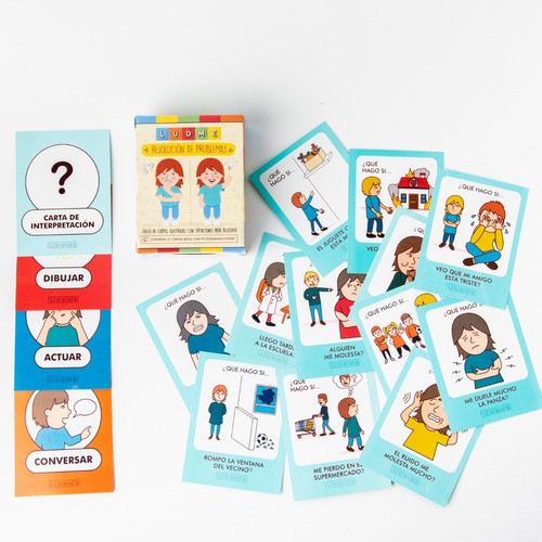 Juego De Cartas  Resolución De Problemas  Didáctico Terapias 1
