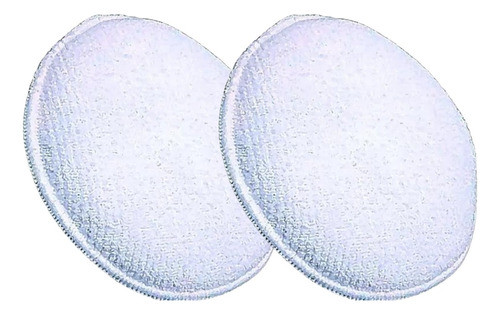 Kit 2 Aplicador De Microfibra Branco P/aplicação Detailer 0