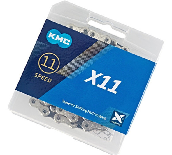 Cadena Bicicleta Kmc X11 V. Silver/black 118 Links. 0