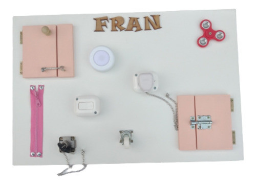 Tablero Sensorial Didactico Montessori Personalizado 0