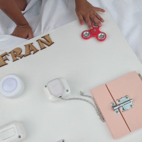 Tablero Sensorial Didactico Montessori Personalizado 1