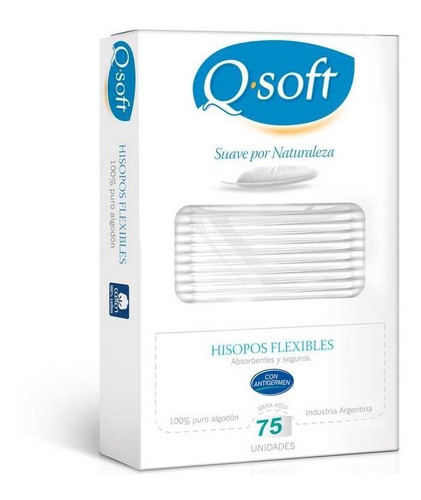 Q-soft Hisopos Estuche X 75 Unidades 0