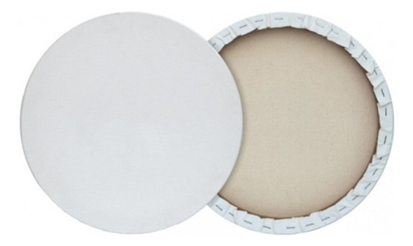 Bastidor-lienzo Forma Circular 20 Cm Pintura- Oleo- Acrilico 0