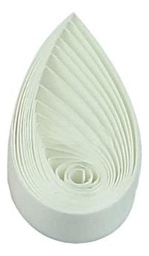Tiras De Papel 10mm X 54cm Para Filigrana X 120u Crema 0