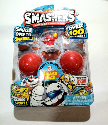 Smashers Smash Pack X3 -rojo- 1