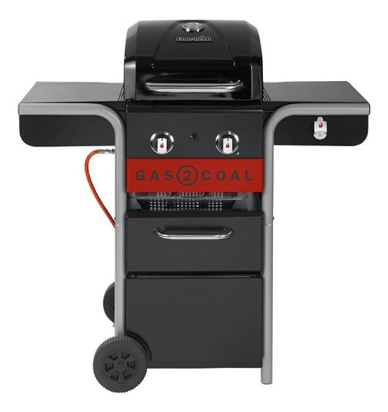 Barbacoa Parrilla Carbón Y Gas Charbroil Hybrid 2 Quemadores 0