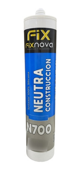 Silicona Sellador Neutro Fixnova Blanca X 280cm3 Premium 0