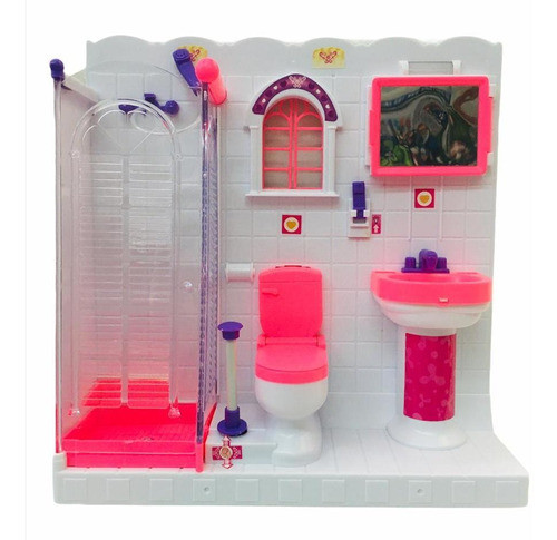 Baño Muñeca Paloma Luz Ducha C/ Agua Toy Pce 6577 Bigshop 0
