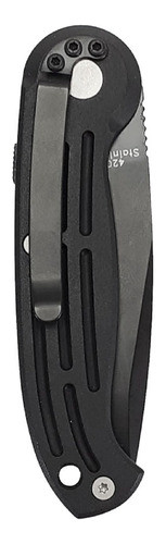 Navaja Boker Speedmaster Iv Black - Hoja Filo Liso - 1