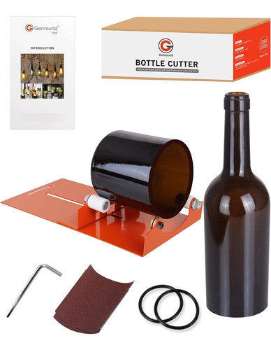 Cortador Botellas Vidrio Para Hacer Bricolage Kit Completo 0
