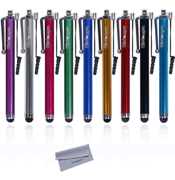 Set De Lapices Opticos Stylus Para Pantalla Tactil 9 Colo... 0